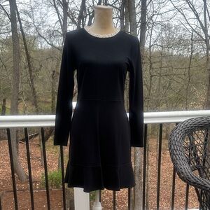 NWT: LOFT Black Long Sleeve Dress